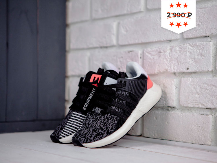 Кроссовки Adidas EQT Support 93/17 black/pink