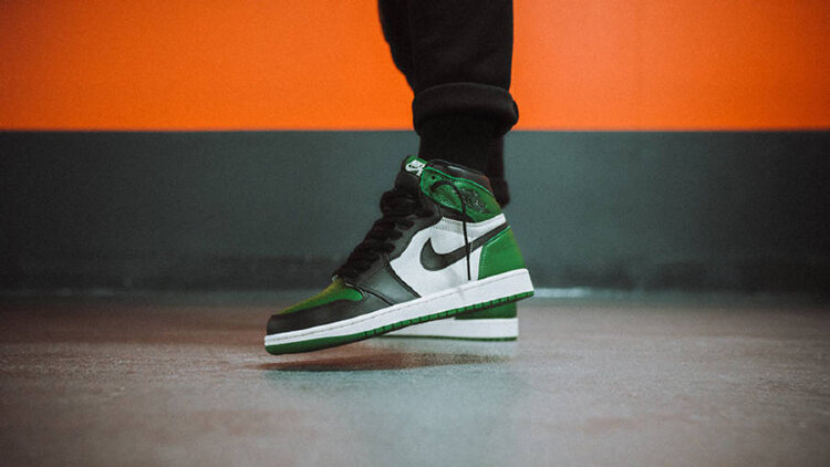 Nike Air Jordan 1 Green Black
