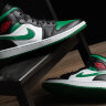 NIKE AIR JORDAN 1 MID BLACK Green