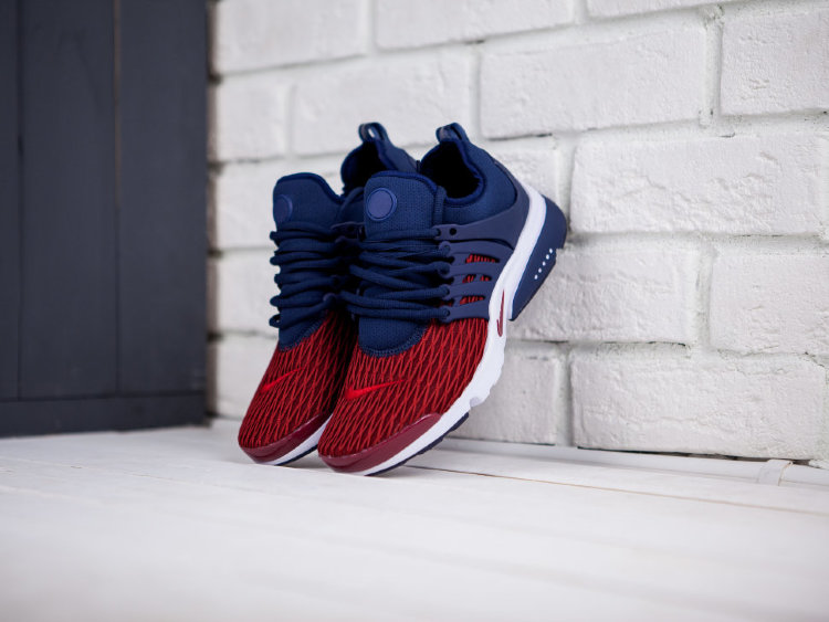  Кроссовки Nike Air Presto Flyknit ultra burgundy/blue