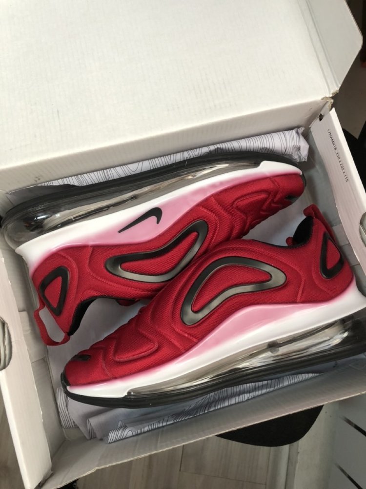 Кроссовки Nike AIR MAX 720 FLYKNIT red/white