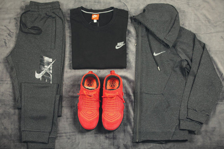 Костюм тройка Nike gray/black