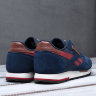 Кроссовки Reebok-CL Leather Utility Navy/ Red 